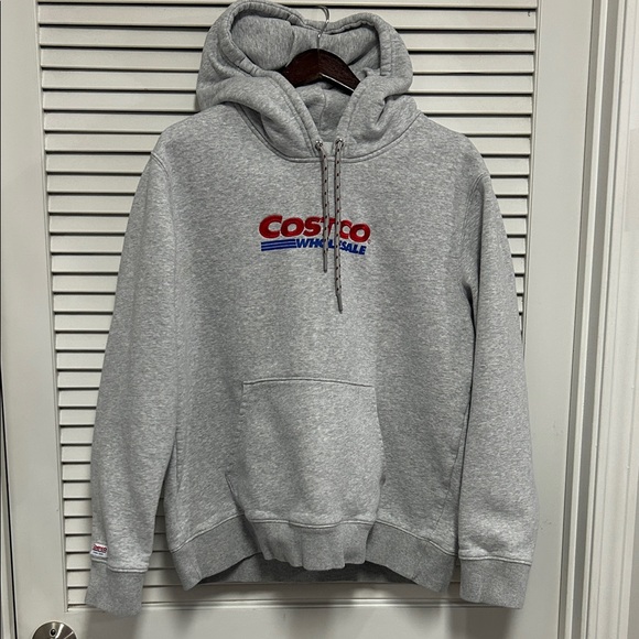 Costco Other - Costco Embroidered Gray Hoodie